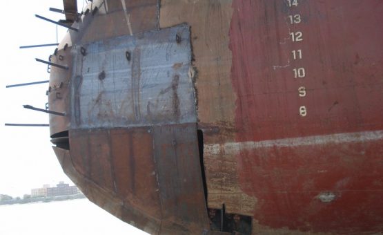 Bulbus bow repair