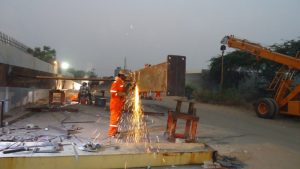 Crane jib repair