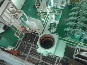 Auxiliary engine alternator repair