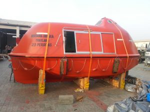 Life boat repair