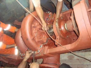 overhauling motors and pumps